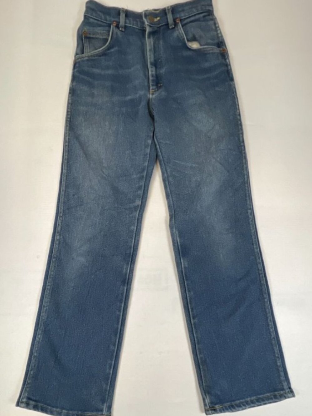 Vintage Lee Riders 26x28 Women's Jeans Blue Denim Made in USA Relaxed Fit